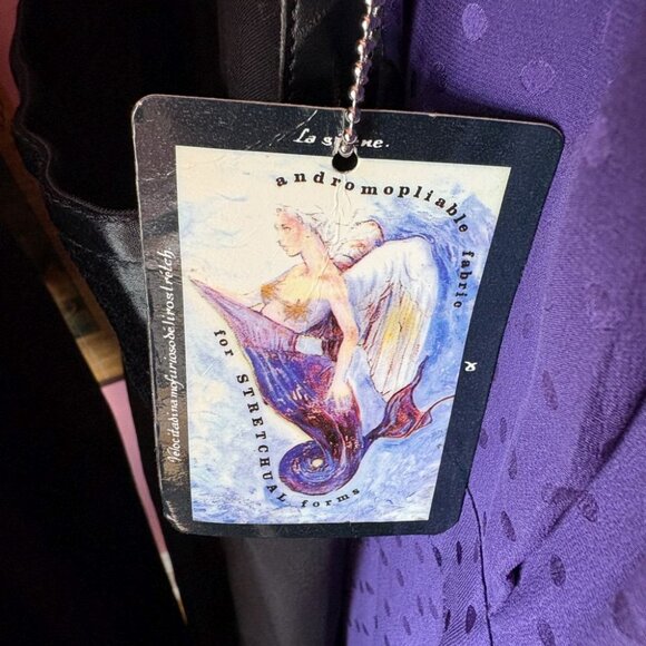 vintage Y2K Marithe Francois Girbaud suspender tuxedo pants jumpsuit black NWT - Picture 9 of 10